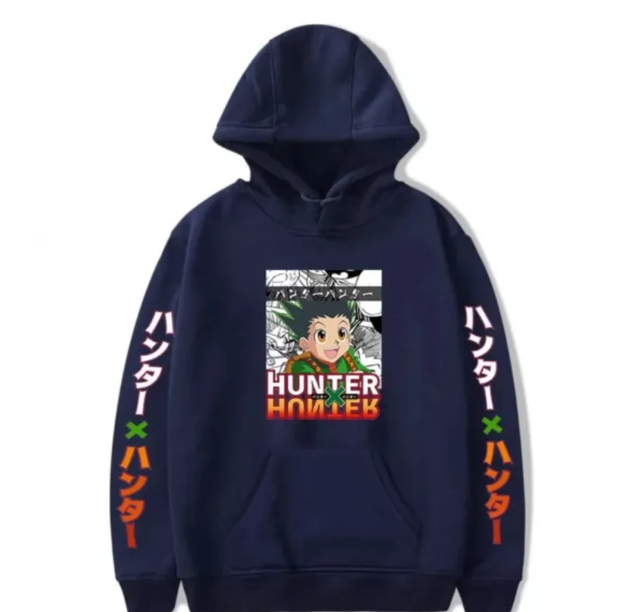 

Hunter X Hunter Hoodies Hisoka GON·FREECSS Print Hoodie Men Women Sweatshirt Killua Zoldyck Pattern Hoody Casual Hooded Pullover