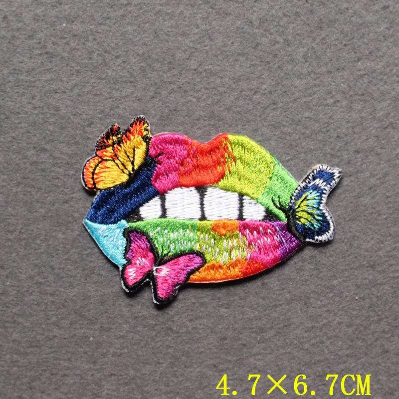 Нашивка с помощью утюга нашивка в форме сердца вышивка нашивки для одежды ЛГБТ