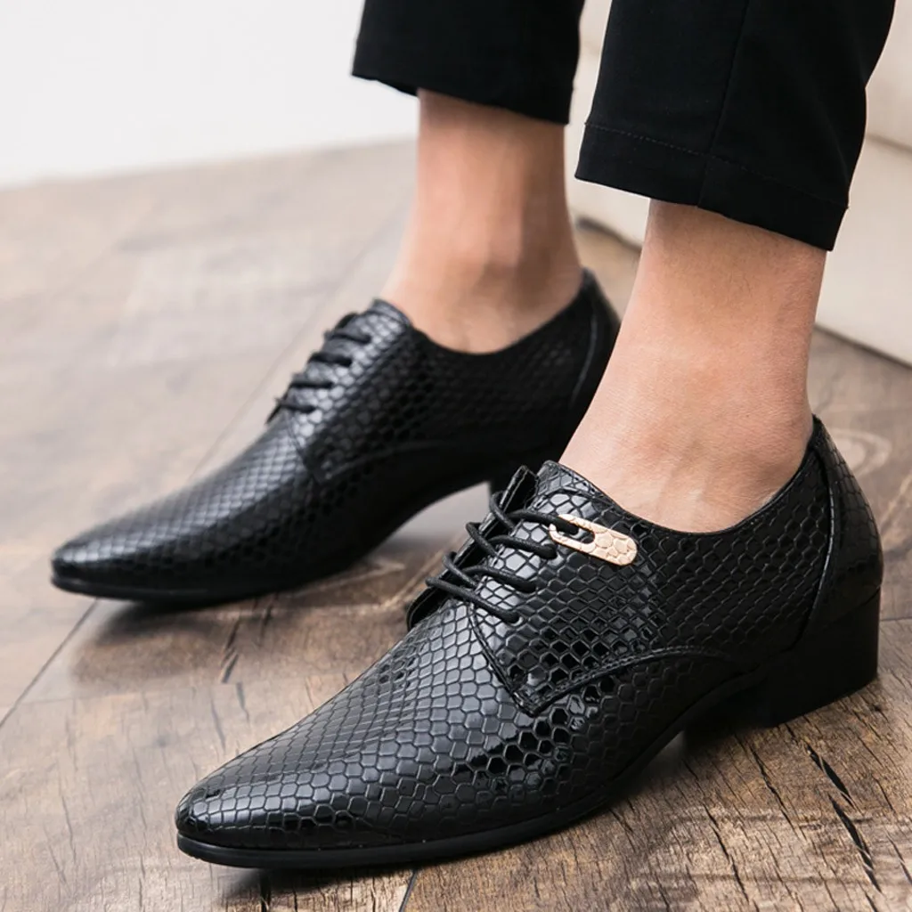 Мужская обувь в деловом стиле удобная деловая официальная для мужчин zapatos de hombre 10