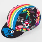 Новинка, классические велосипедные шапки OSCROLLING Hands Colors Lines Gorra Ciclismo унисекс