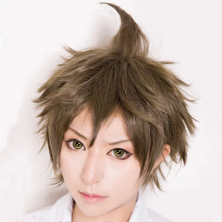 Парик для косплея из термостойких синтетических волос Super Dangan Ronpa 2 Danganronpa Hajime Hinata|