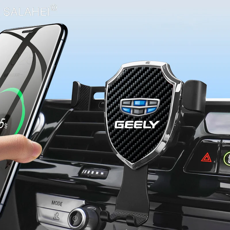 

Gravity Car Phone Holder For GEELY Coolray Aktie Tugella Atlas GC6 Vision X6 Emgrand X7 EC7 EC8 CK Boyue Azkarra Accessories