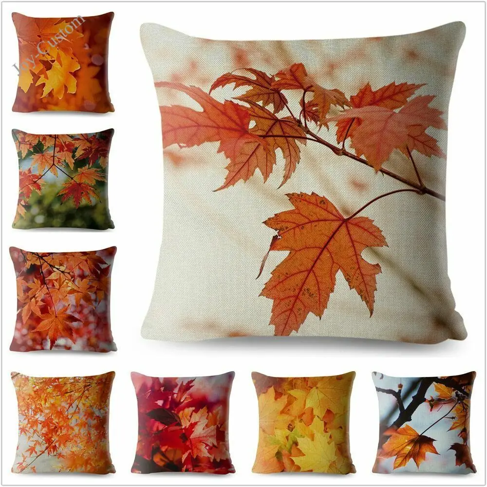 Скандинавский стиль клен наволочка в форме листа диван домашний декор Канада