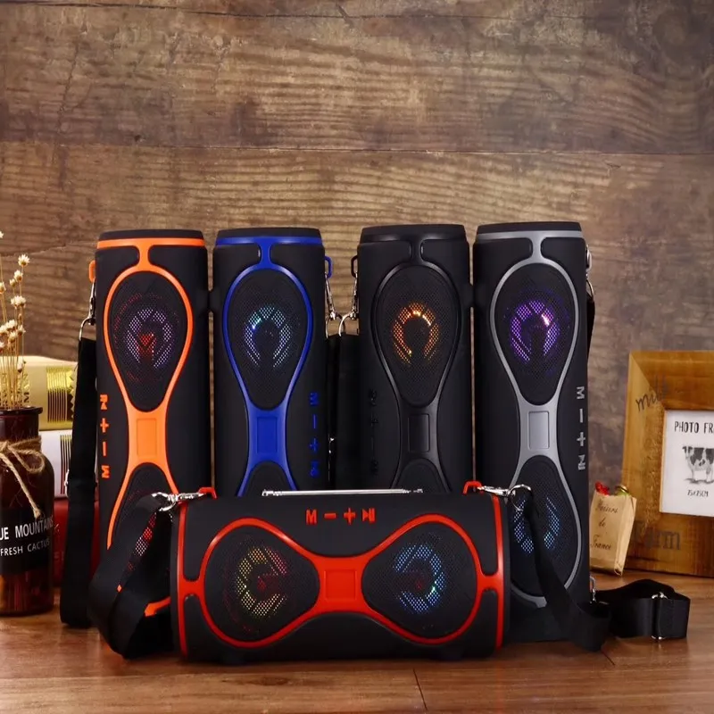 MMS39 colorful lantern multi-function card wireless bluetooth speaker outdoor portable strap mobile phone bracket | Электроника