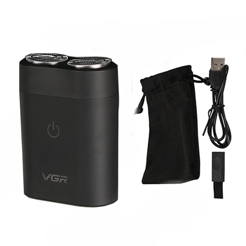 

VGR V-311 Portable Electric Shaver 2 Floating Head IPX7 Waterproof Razor USB Rechargeable Razor
