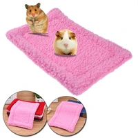 2030cm small animal guinea pig hamster hedgehog house bed mat fleece warm house nest hamster accessories