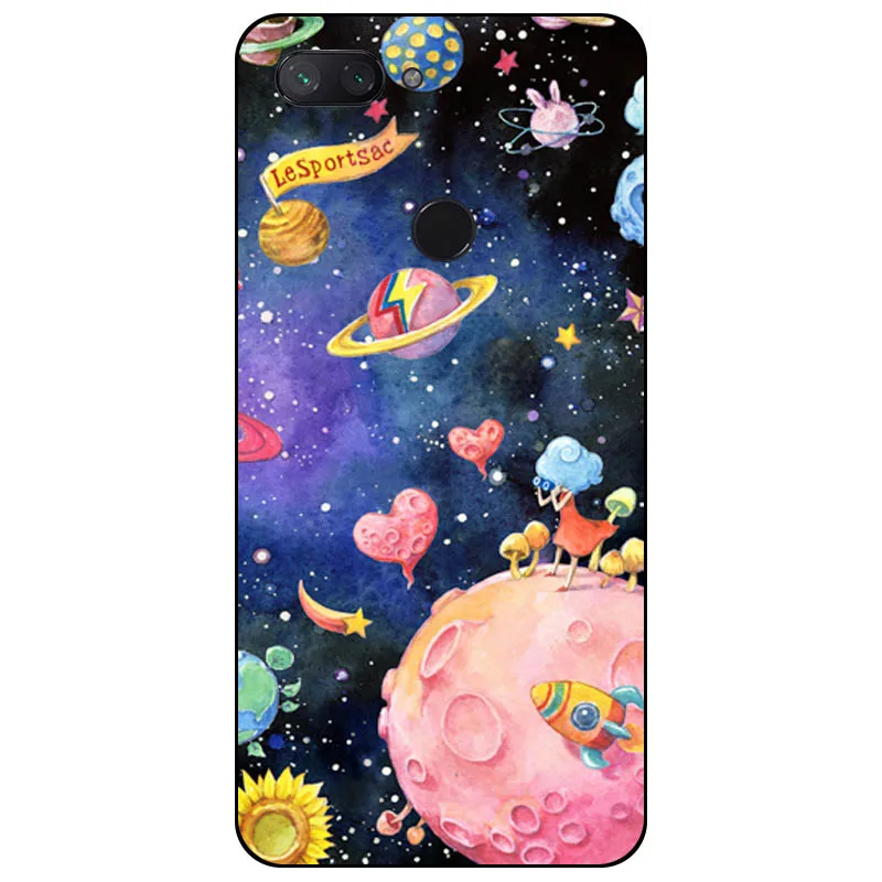 Чехол для Xiaomi mi 8 lite, мягкая задняя крышка из ТПУ, чехол для Xiaomi mi 8 lite, силиконовый чехол с принтом, чехол для mi 8 lite - Цвет: Case 119