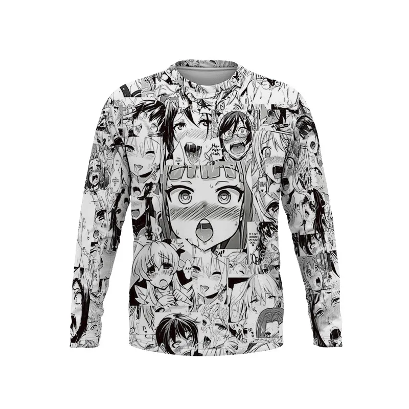 

Japanese Anime Couple Pullover Men Hip Hop Streetwear Fashion Harajuku Retro Style Girl Knitted Cotton Sweater Casual Clothing