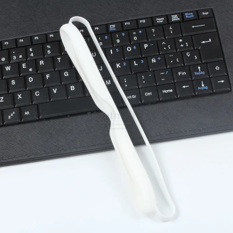 White Силиконовый чехол для Apple Pencil 2-го поколения Чехол для iPad Pencil 2 1 держатель с ремешком для планшета стилус мягкий чехол - Цвета: White