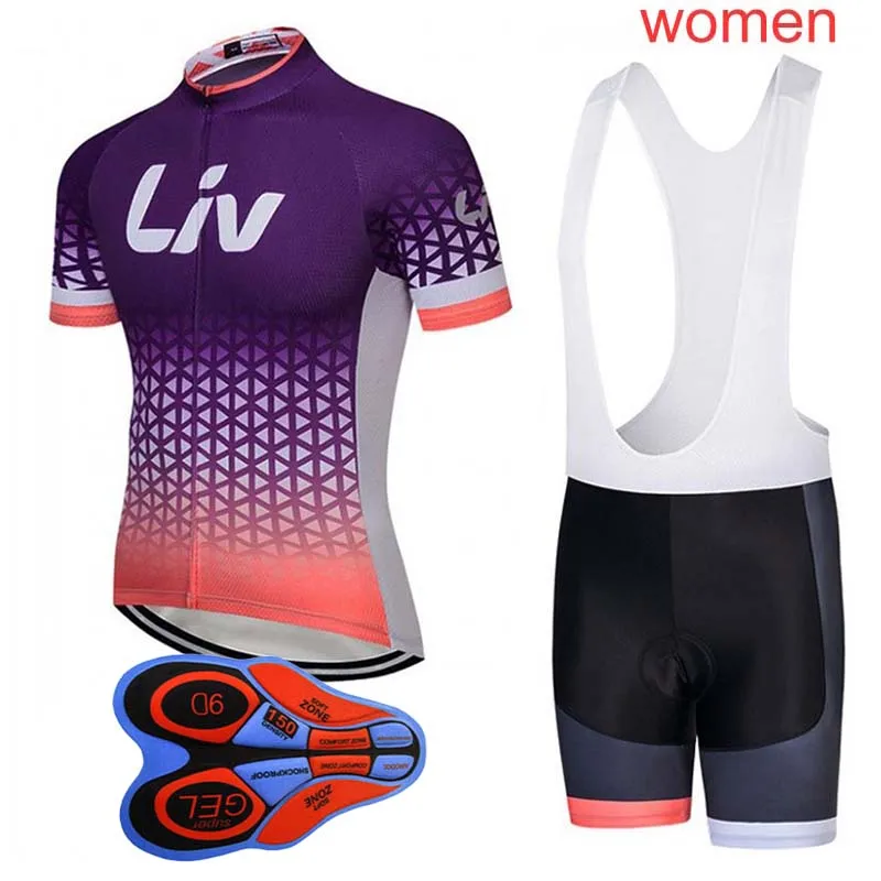 Летний велотренажер с коротким рукавом Джерси шорты набор для женщин