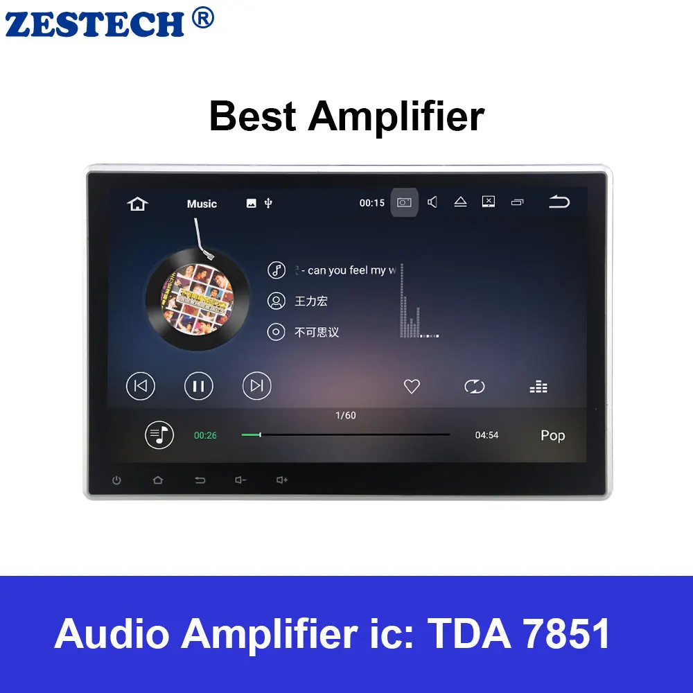 ZESTECH 1 din 10 &quotAndroid 9 0 DVD GPS навигация Автомобильное универсальное радио для nissan kia