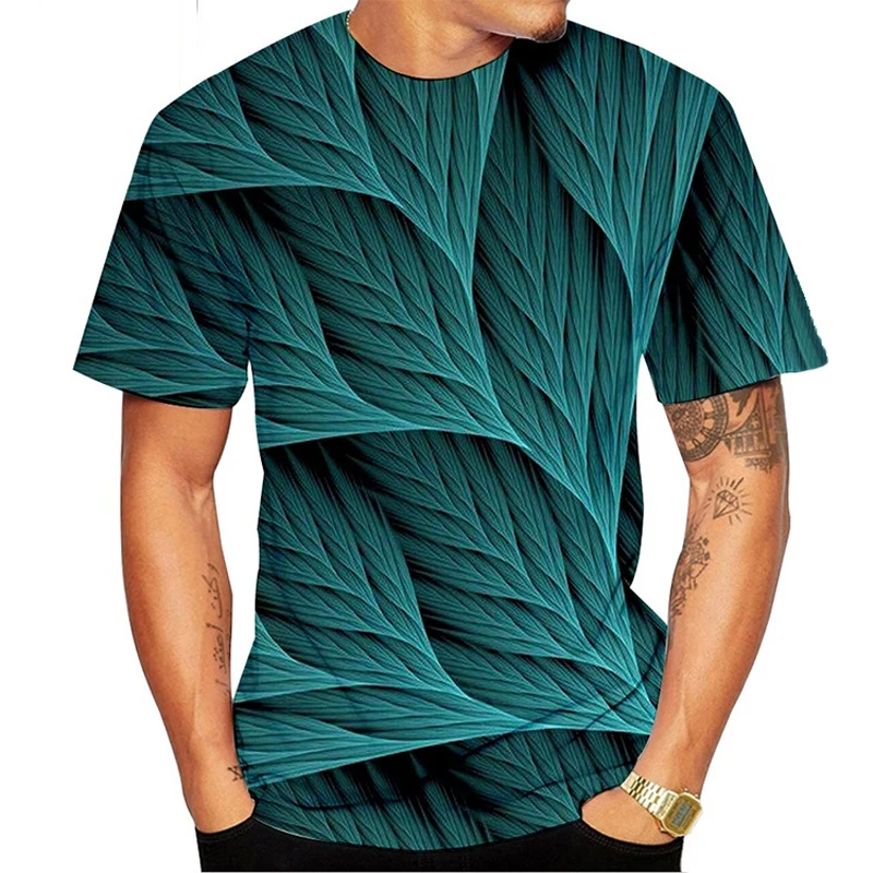 

Men's Mini Color Printing Casual Sports Male T-Shirt Breathable And Comfortable Short-Sleeved T-Shirts 2021 Summer Fashion Top