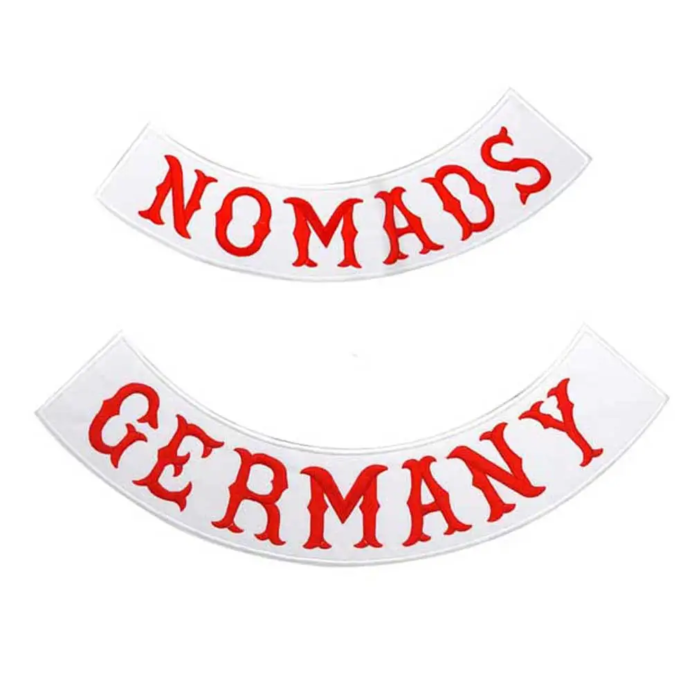 Германия кочевников рокер патч вышитая аппликация этикетка для шитья панк