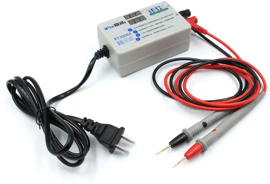 RT300M TV LCD LED Backlight Tester Fault Diagnostic Tool for Voltage Testing and Current Data with Smart LED Display