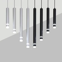 dimmable led pendant lamp hanging 7w 10w lamp aluminum acrylic home kitchen island dining living room bar cafe droplight fixtur
