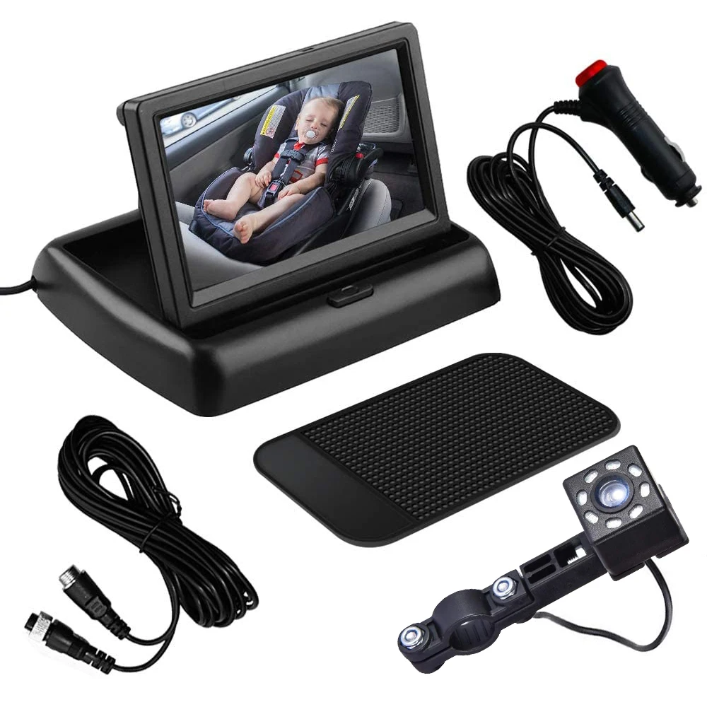 Детское автокресло вид сзади Камера 360 ° регулируемый детское автомобильное