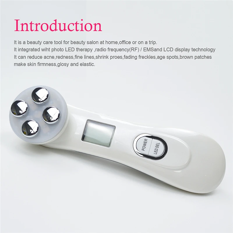 5 цветов мезотерапия омоложение кожи RF устройство красоты машина для удаления