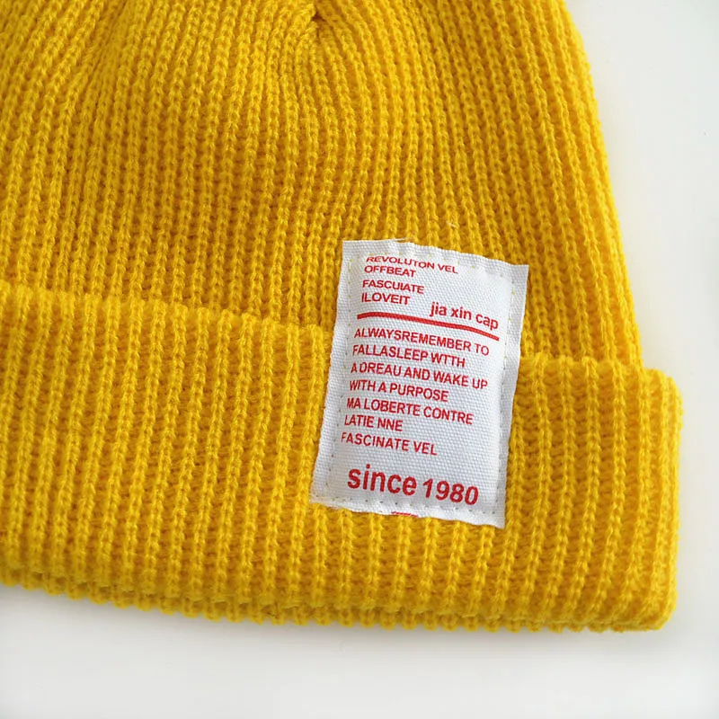 Детские трикотажные Beanie Hat Baby Мальчики Девочки Карамельный цвет головным убором детская осень-зима теплые теплая шапка Мягкие Твердые крышки Muts для От 2 до 8 лет