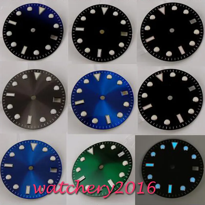 

28.5mm Watch Dial Date Window Luminous fit NH35 NH35A movement