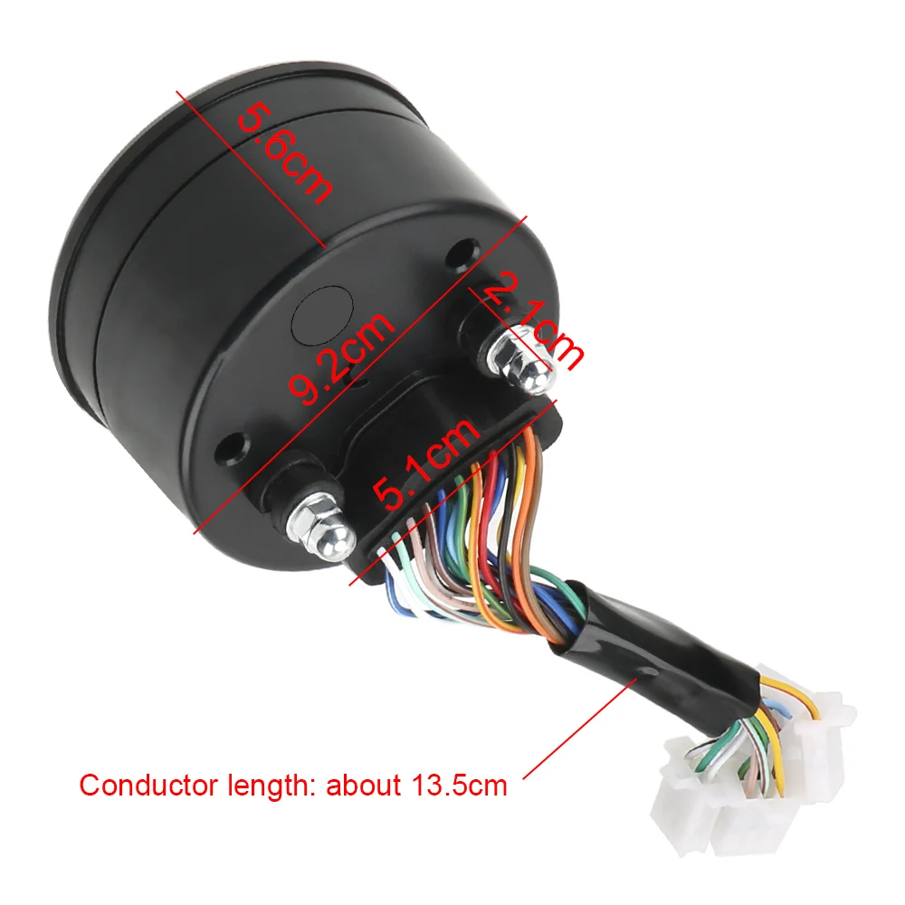 12V цифровой спидометр мотоцикла Тахометр указатель расхода топлива циферблат