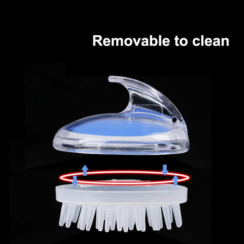 Гребень ручной шампунь для кожи головы Массажная щетка гребень мытья душевая