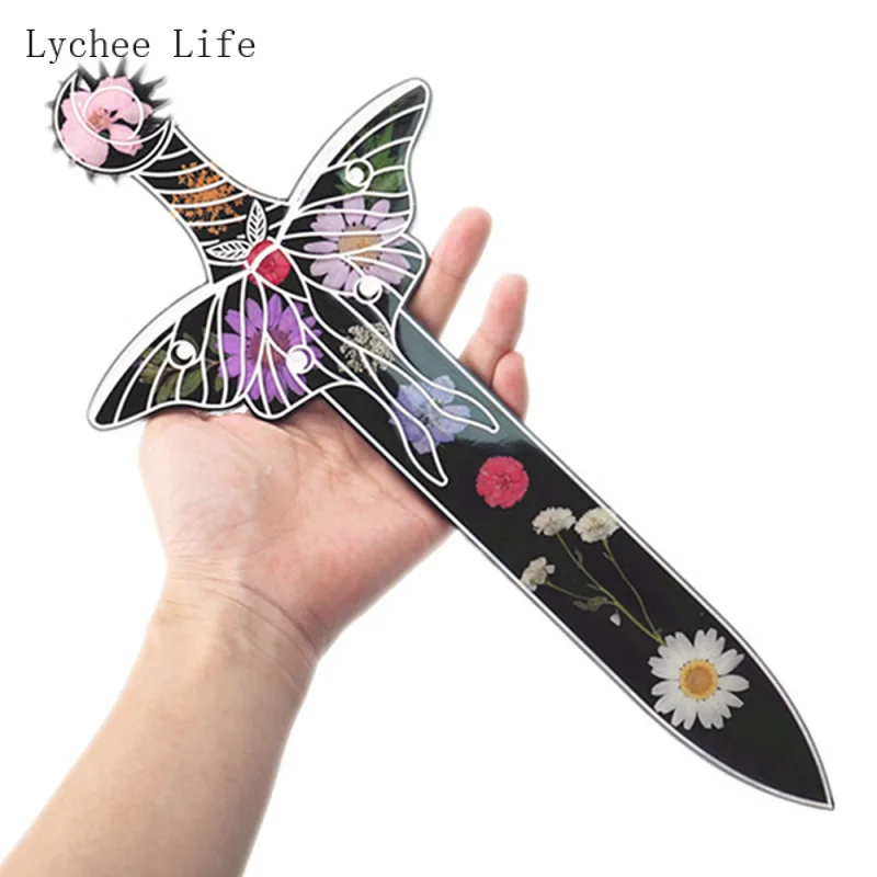 Lychee Life Magic Moth Sword Полимерная глина силиконовые формы DIY эпоксидная смола