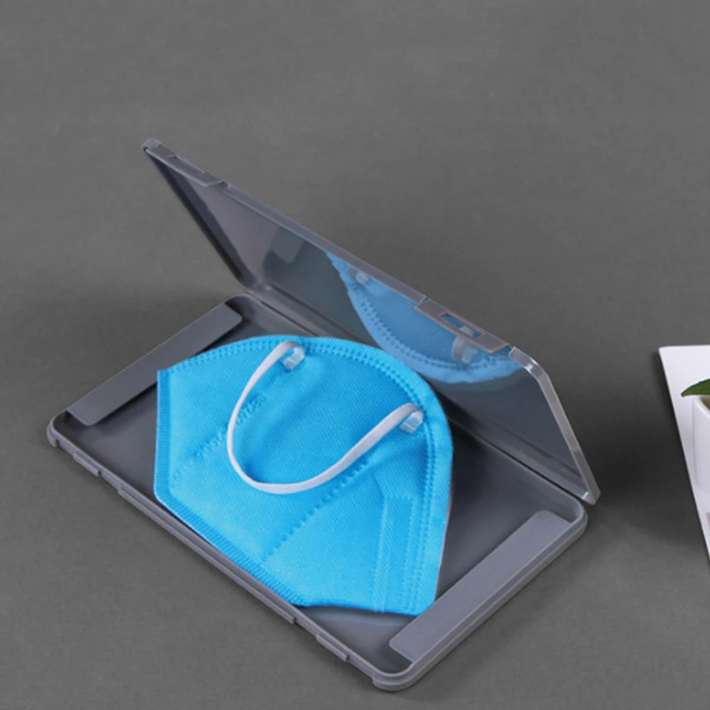 

New Mask Case Household Moisture-proof Mask Box Go out Portable Dustproof Storage Mask Container Organizer Holds