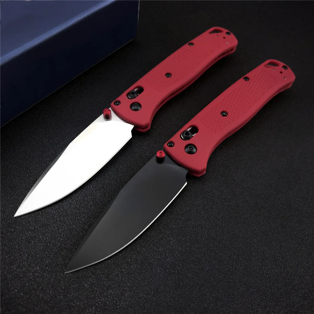 

BM 535 AXIS Folding Knife Mark S30v Blade Tactical Outdoor Camping Hunting Knife Portable Self Defense Multi EDC Tool Red Handle