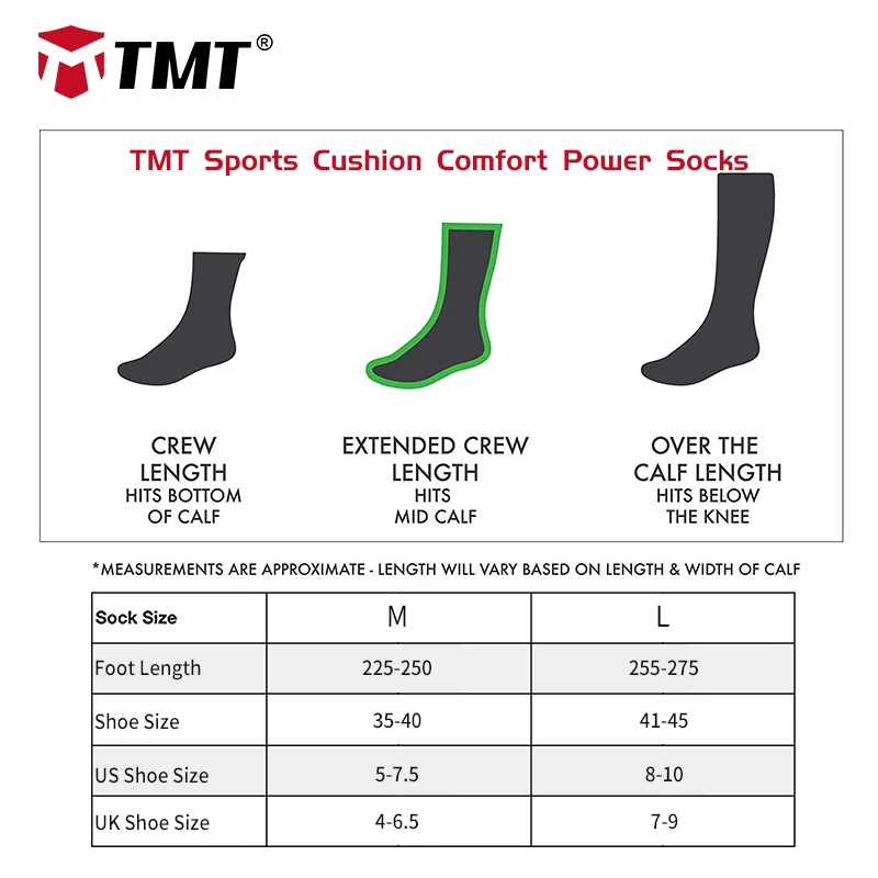 Спортивные носки TMT зимние хлопковые впитывающие влагу для мужчин и женщин