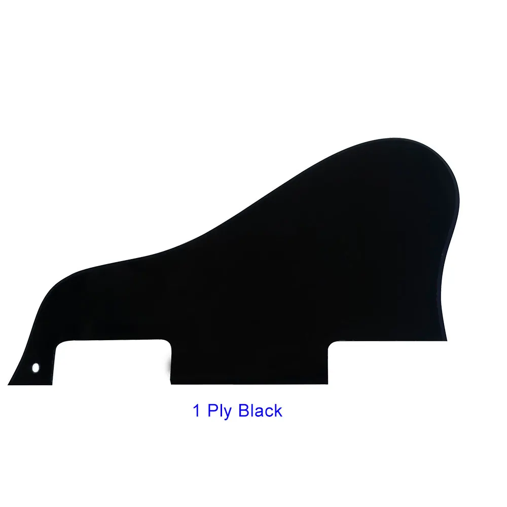 1 Ply Black Pleroo на заказ гитара pickgaurd-для ES 335 короткая Джаз Archtop гитара накладка царапины пластины Многоцветный выбор - Цвет: 1 Ply Black