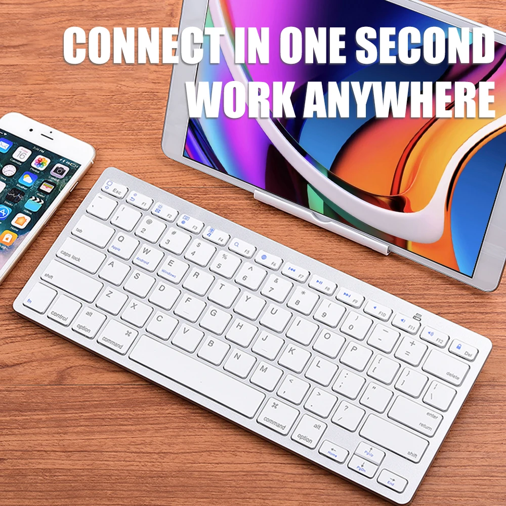 Игровая клавиатура с 78 клавишами Офисная Bluetooth русской раскладкой для ноутбука