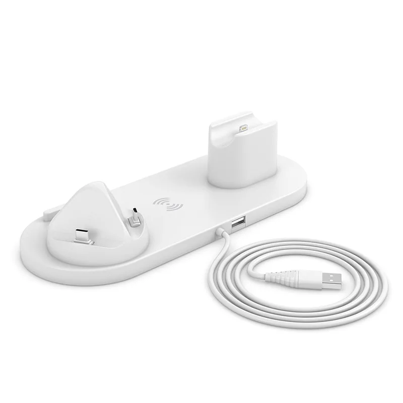 Amazon Лидер продаж настольное зарядное устройство три в одном мобильный телефон