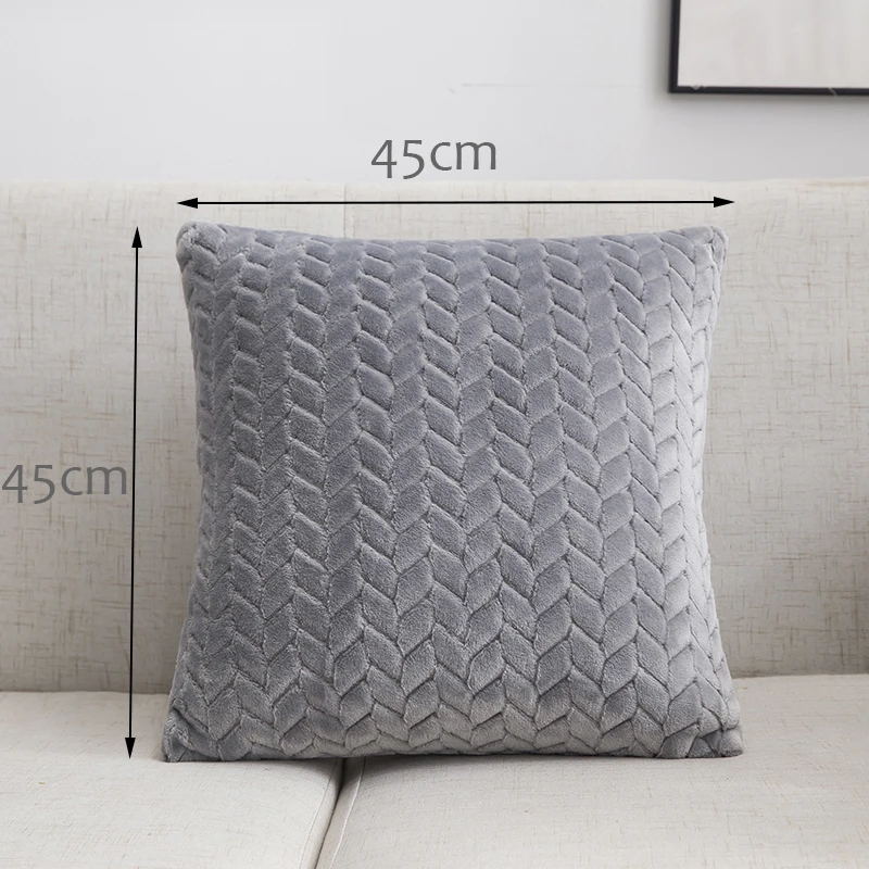 Бархатная квадратная наволочка для дивана автомобильный набор дома 45*45 см Coussin