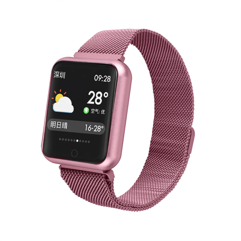 New Fashion Men Smartwatch Message Reminder Smart Watches Waterproof Watch Heart Rate Tracker Sport For Women | Наручные часы