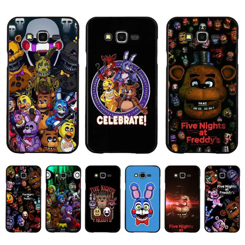 

Fnaf Five Anime Phone Case For Samsung Galaxy J4plus J6 J5 J72016 J7prime cover for J7Core J6plus Back Coque