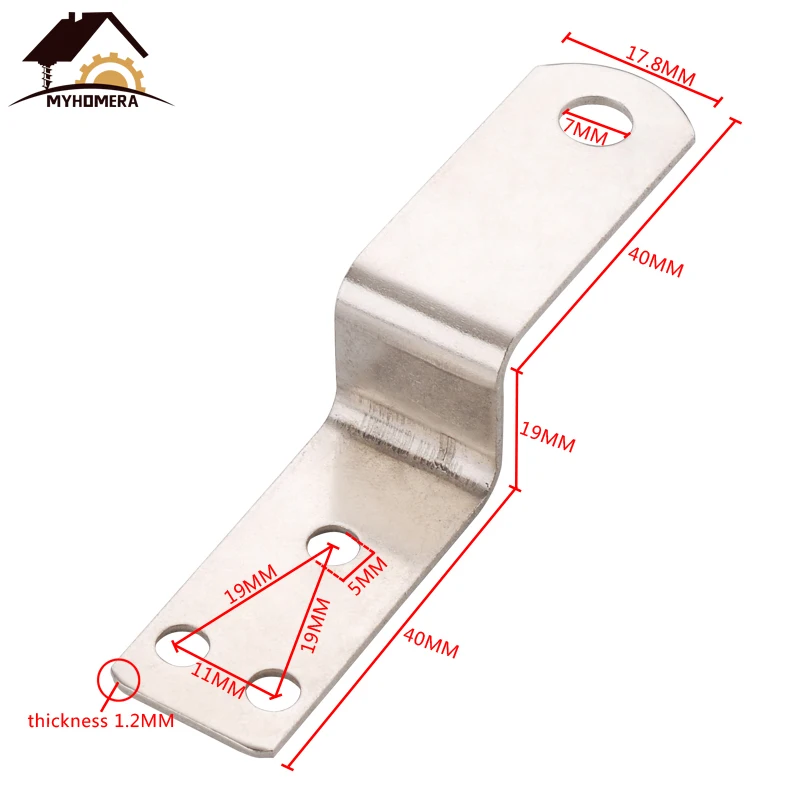 Myhomera 4X замок с защелкой для спортзала ящика Пряжка z образный кронштейн