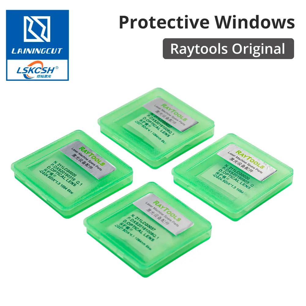 LSKCSH оригинальная Лазерная Защитная линза Raytools для оптической защиты Windows волоконная лазерная головка 27 9*4 1 24