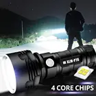 XLM-P70 мощный светодиодный фонарик XHP50, водонепроницаемый фонарь с зарядкой от USB, ультра яркий, 3 режима освещения, фонарь с регулируемым фокусом