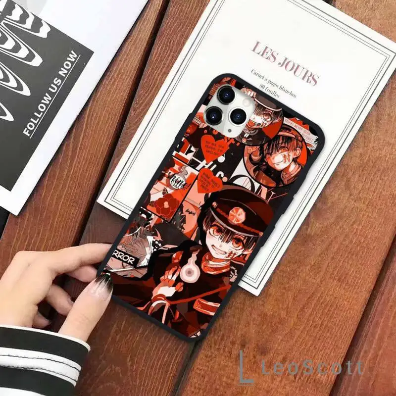 

Anime Toilet-Bound Hanako-kun Phone Case for iPhone 11 12 pro XS MAX 8 7 6 6S Plus X 5S SE 2020 XR Soft silicone