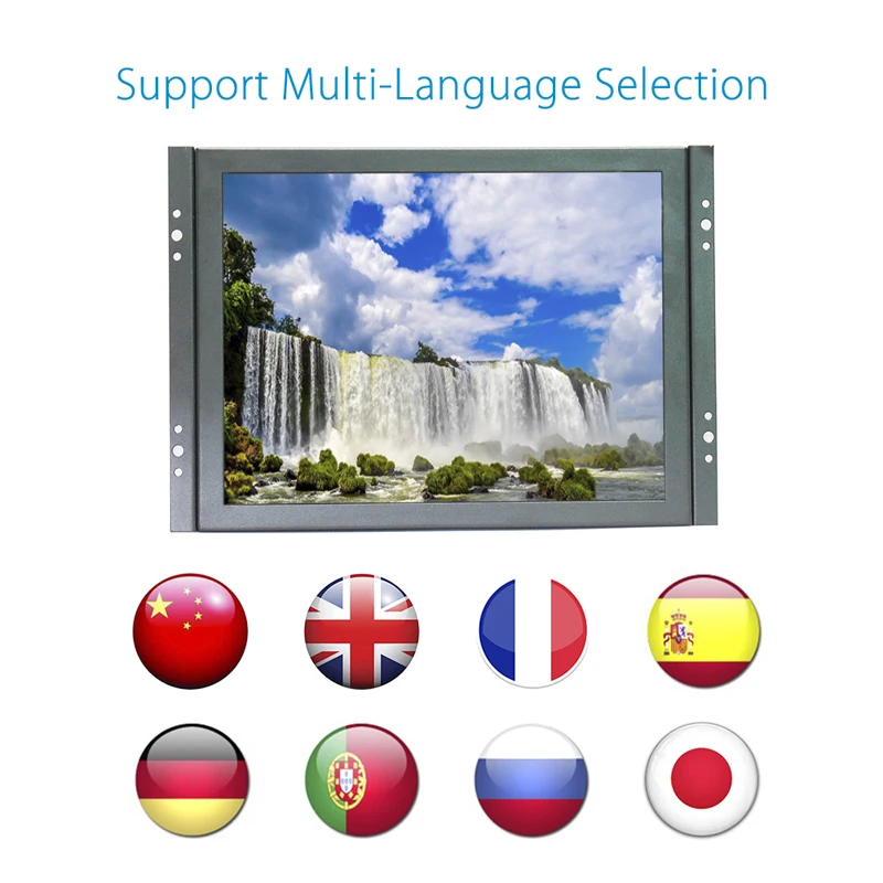 Goedkoop 12 Inch Led Monitor Wiht Ips Panel Screen Computer Monitor
