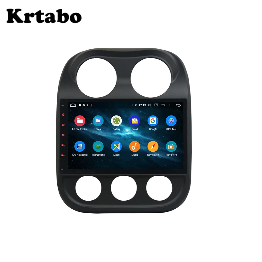 Автомобильный Радио Android мультимедийный плеер Восьмиядерный 4G ram для Jeep Compass