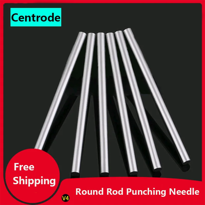 Круглый стержень пробивая игла белый стальной нож прямая ручка HSS Метрическая