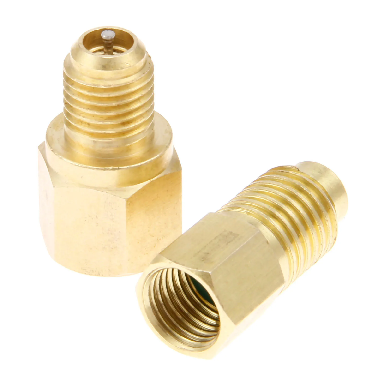 Адаптеры R134a и R22 2 шт. с сердечником клапана для Can Tap инжектор масла вакуумного