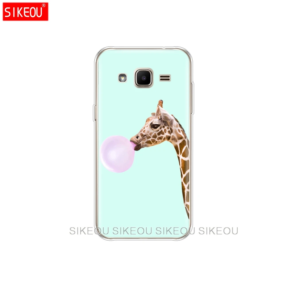 Мягкий чехол SIKEOU из ТПУ для Samsung Galaxy J2 SM J200F J200H samsung 2015 4 7 дюйма с картой