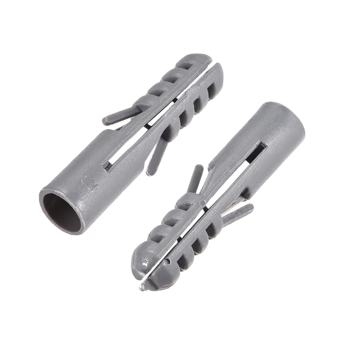 

uxcell 20pcs 12mm X 58mm Plastic Anchor Bolts Expansion Pipe Column Concrete Wall Plug Frame Fixings Tube Gray