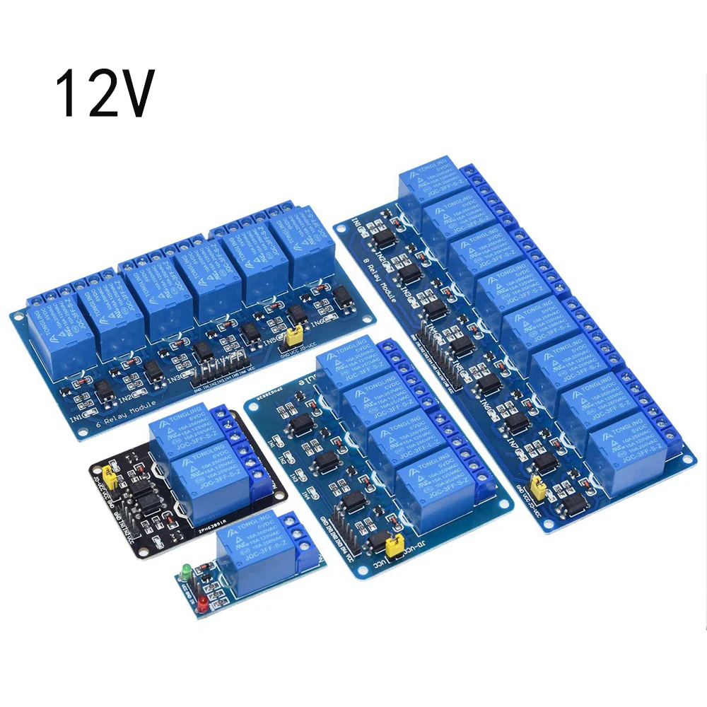 12 в 1 2 4 6 8 канальный релейный модуль с оптопары выход способ для arduino