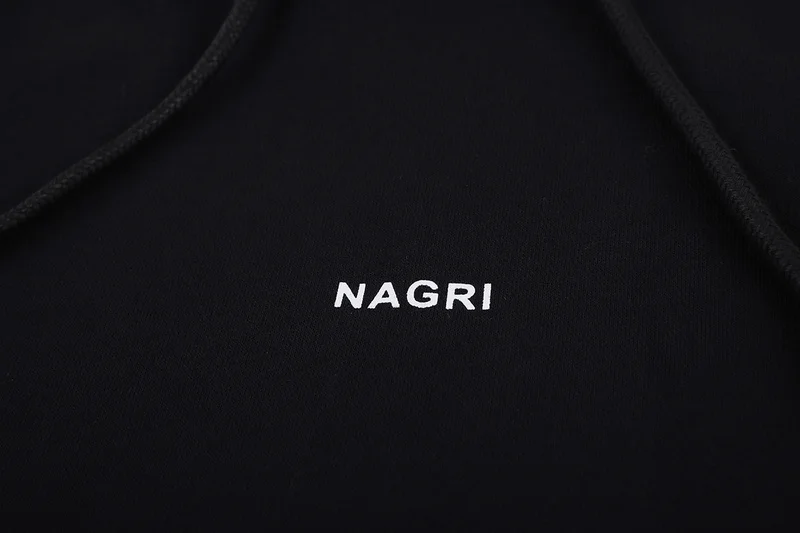 Дизайн негабаритных Nagri защитная сумка толстовки для мужчин и женщин с принтом NAGRI уличная Толстовка Толстовки хлопковые мужские толстовки