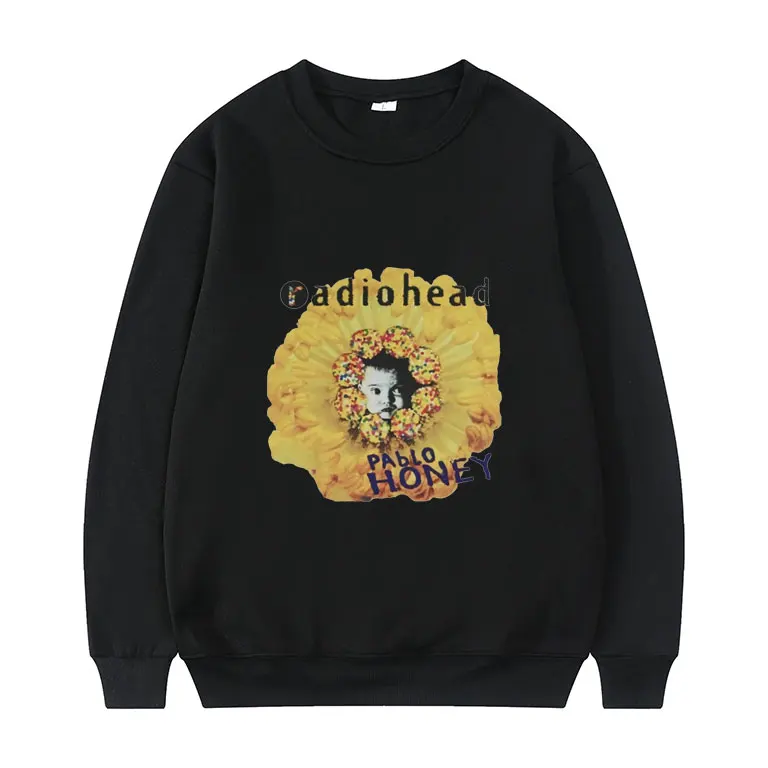 

Radiohead Pablo Honey Sweatshirt Alternative RockIndie Rock Clothes Men Women Sweatshirts Thom YorkeEnglish Rock Band Pullover