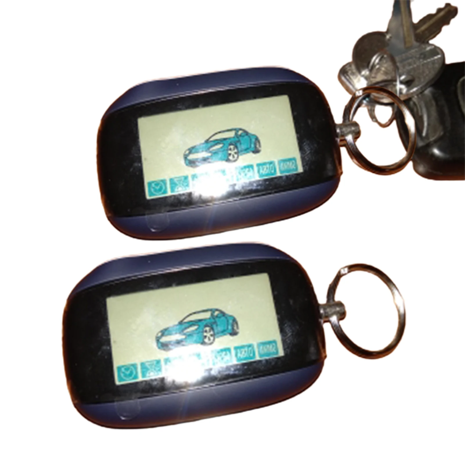 

B92 LCD Remote Control Keychain For Two Way Car Alarm System B92 Remote Control Key Security 2 Way Alarm System Remote Control