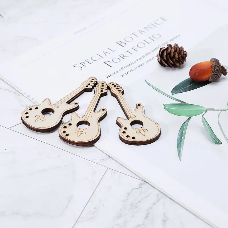 10 шт. лазерная резка украшение для деревянной гитары свадебное украшение|Поделки